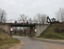 Sākas sagatavošanas darbi viadukta demontāžai 